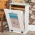 Starfish Beach Wood Trash Bin