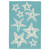 Starfish Sea Blue Indoor/Outdoor Rug - 20 x 30