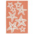 Starfish Sea Orange Indoor/Outdoor Rug - 2 x 3