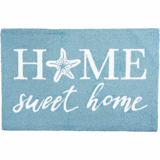 Sweet Starfish Home Hooked Rug- SALE