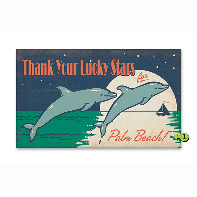 Thank Your Lucky Stars Personalized Sign - 14 x 24
