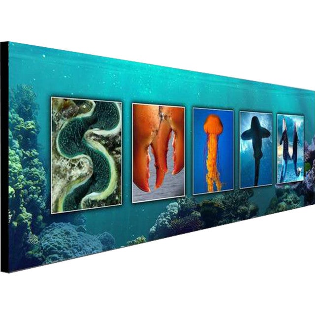 Undersea Personalized Block Mount - 26 x 10