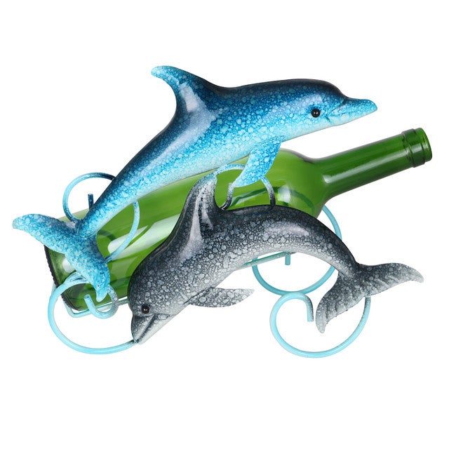 Dolphin Duo Wine Bottle Holder
