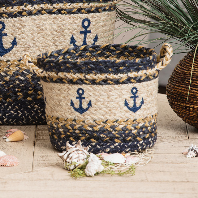 Anchor Braided Utility Basket - Small