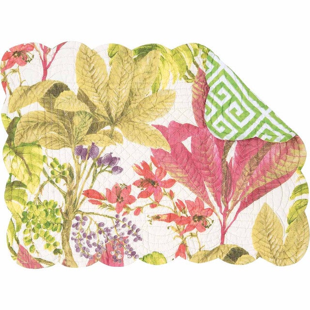 Hawaiian Jungle Reversible Placemats - Set of 6