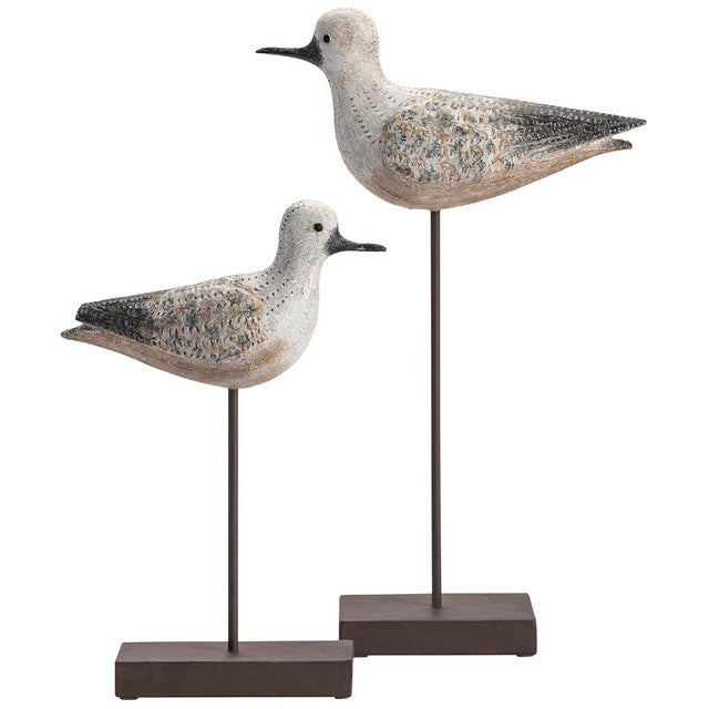 Coastal Bird Statues - Set of 2