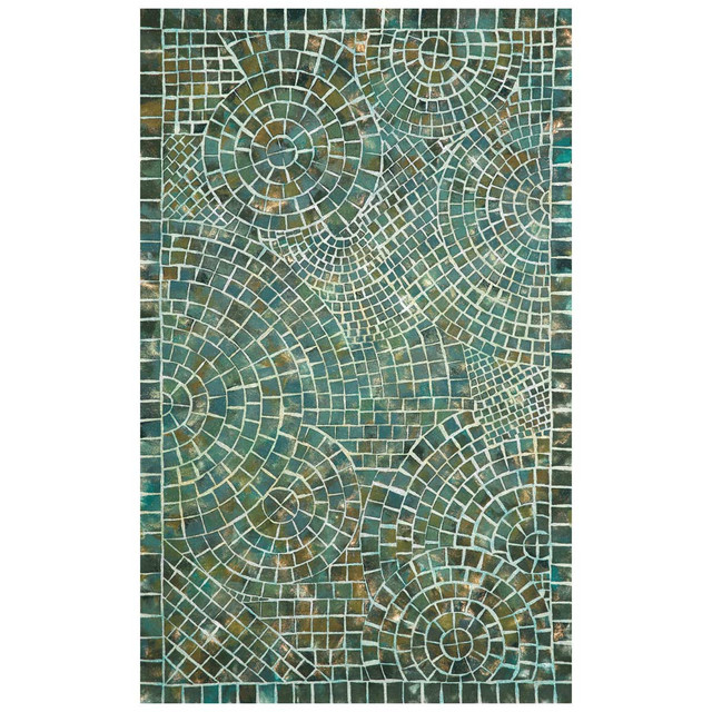 Arch Tile Lapis Rug - 2 x 3 - OUT OF STOCK UNTIL 09/03/2026