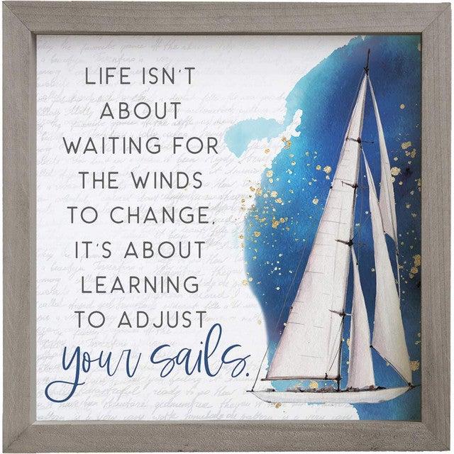 Adjust Your Sails Wall Art