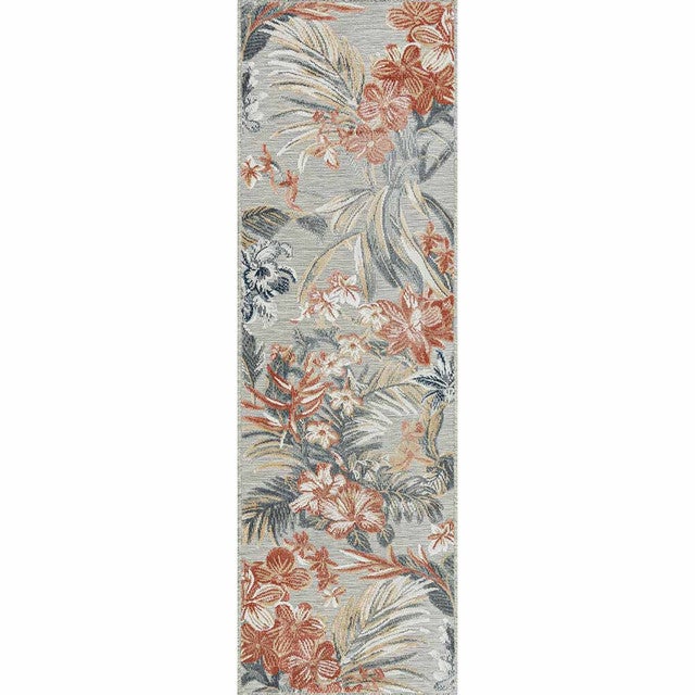 Cayman Flowers Indoor/Outdoor Rug - 2 x 7