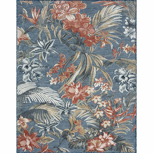Cozumel Flowers Indoor/Outdoor Rug - 4 x 5