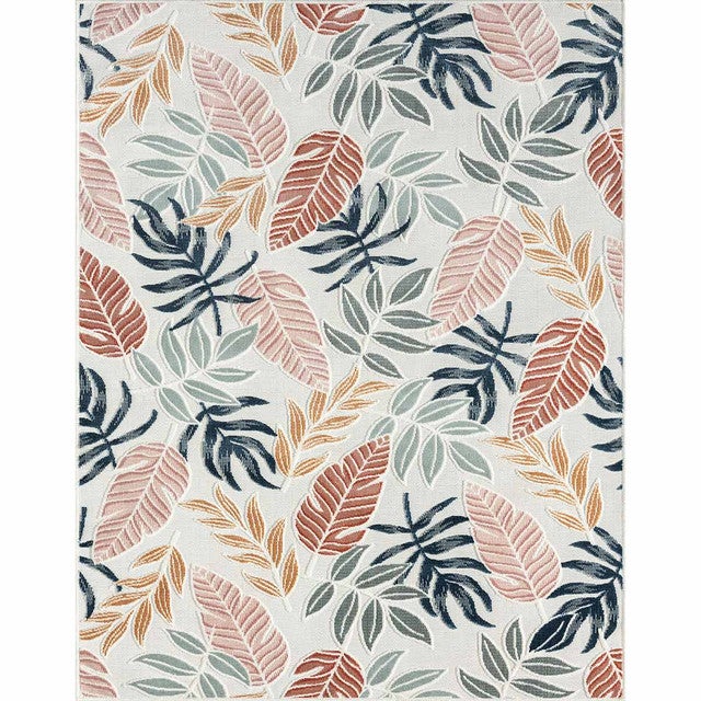Caribbean Flowers Indoor/Outdoor Rug - 4 x 5