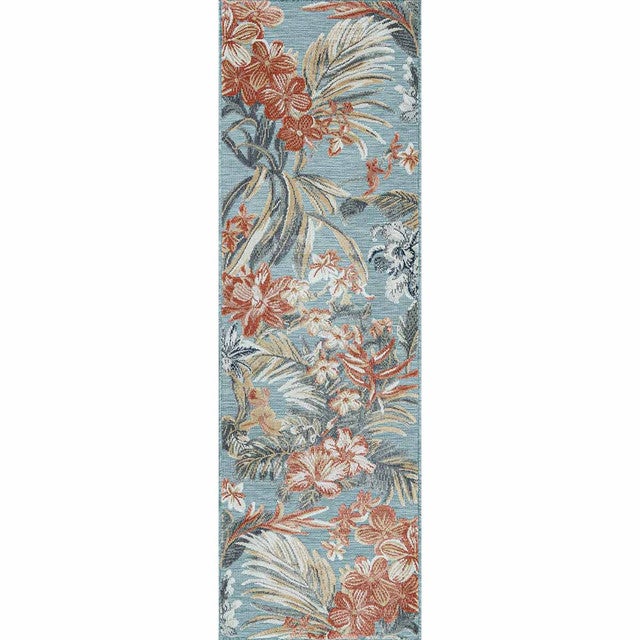 Antigua Flowers Indoor/Outdoor Rug - 2 x 7