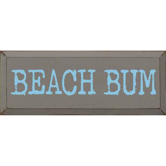 Beach Bum Wood Sign