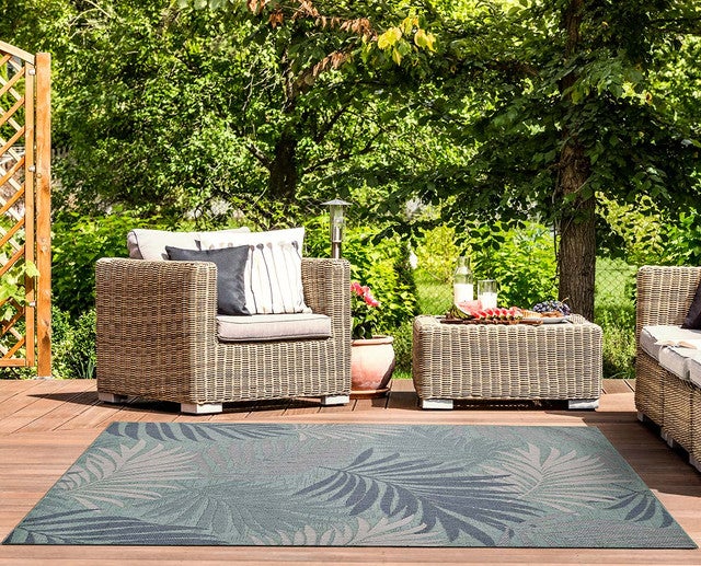 Caribbean Fronds Indoor/Outdoor Rug - 3 x 4