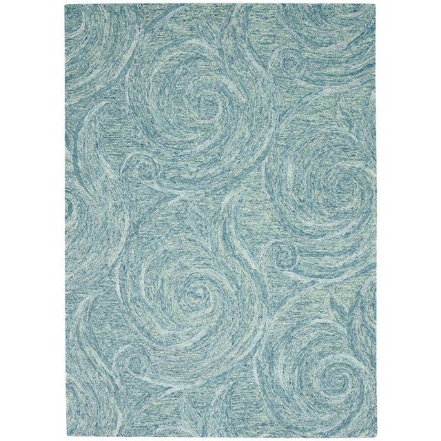 Caribbean Whirlpools Rug - 3 x 5