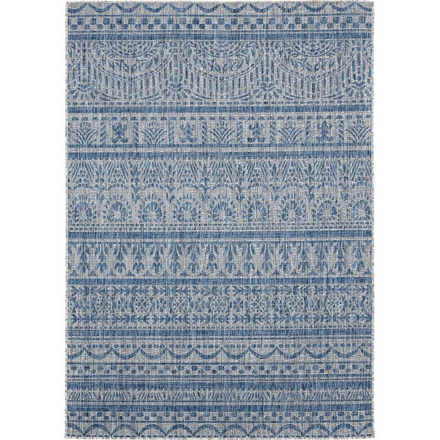Charleston Blue Rug - 5 x 8