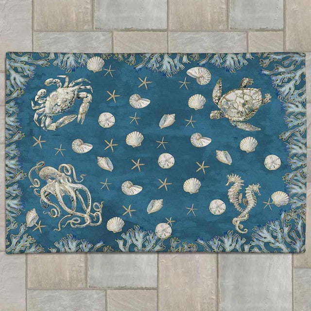 Shells & More Outdoor Rug - 4 x 6