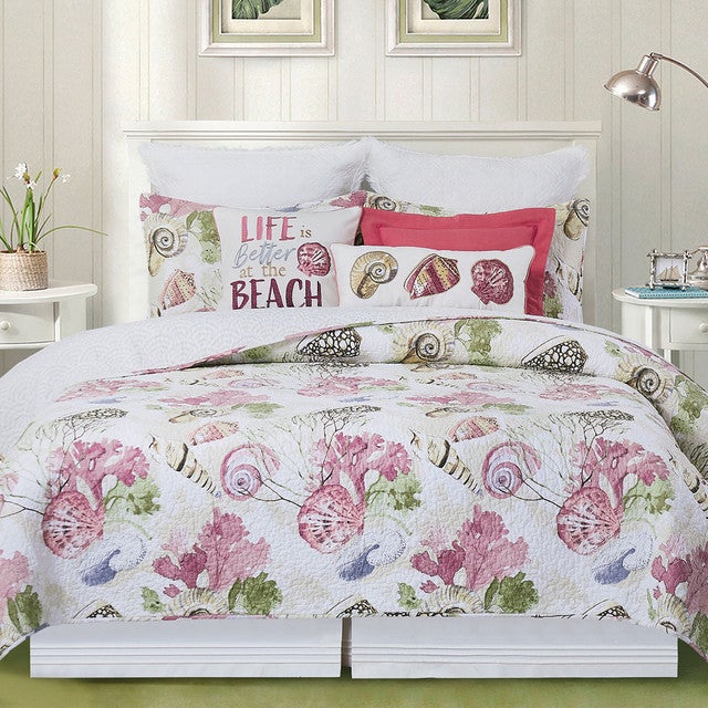 Sea Harvest Quilt Bed Set - Twin - OVERSTOCK