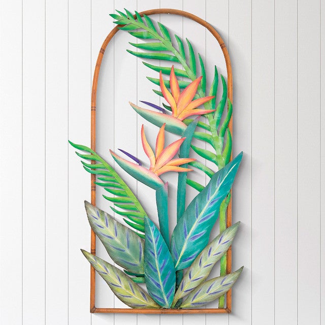 Bird of Paradise View Metal Wall Art