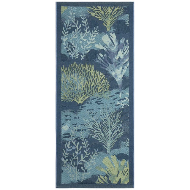 Coral Reef Indoor/Outdoor Rug - 2 x 4 - OUT OF STOCK UNTIL 08/24/2026