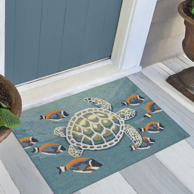 Oceanic Friends Indoor/Outdoor Rug - 3 x 4
