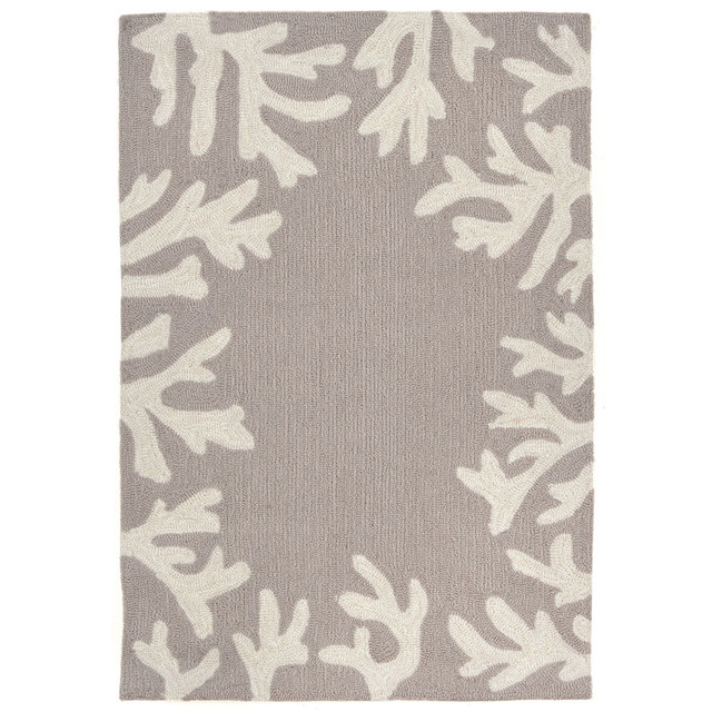 Barrier Reef Silver Indoor/Outdoor Rug - 20 x 30 - OUT OF STOCK UNTIL 11/26/2025
