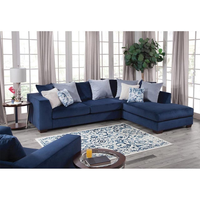 Deep Blue Sea Sectional Sofa