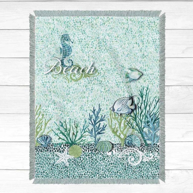 Reef Mosaic Throw - Small