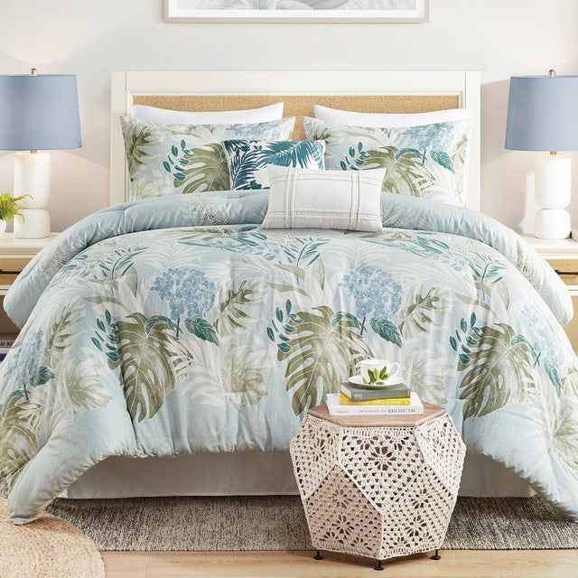 Island Palms Comforter Set - Full - OVERSTOCK