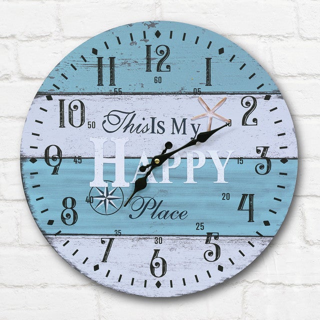 Beach Happiness Wall Clock  -SALE - OUT OF STOCK