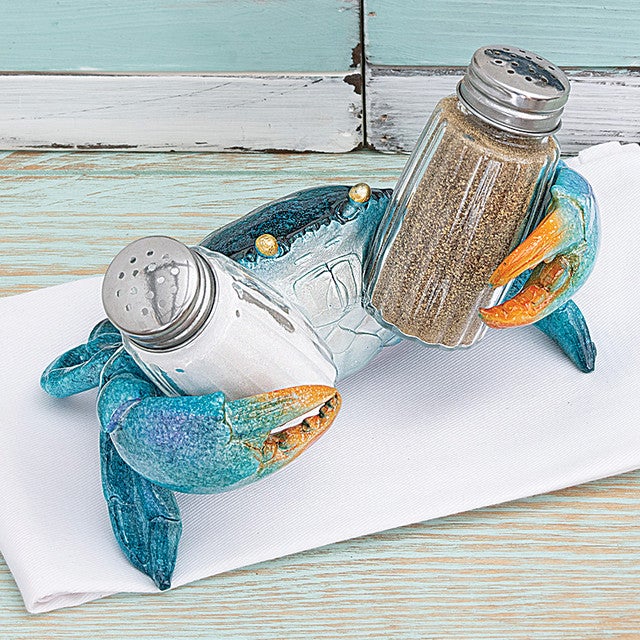 Blue Crab Life Salt & Pepper Shaker Set