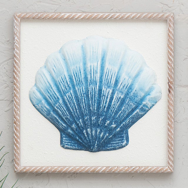 Indigo Isle Scallop Shell Wall Art