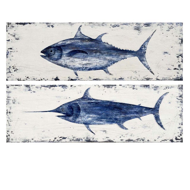 Ocean Catch Wall Art - Set of 2