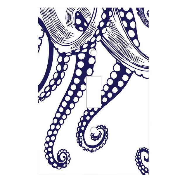 Sea Octopus Single Switch Plate