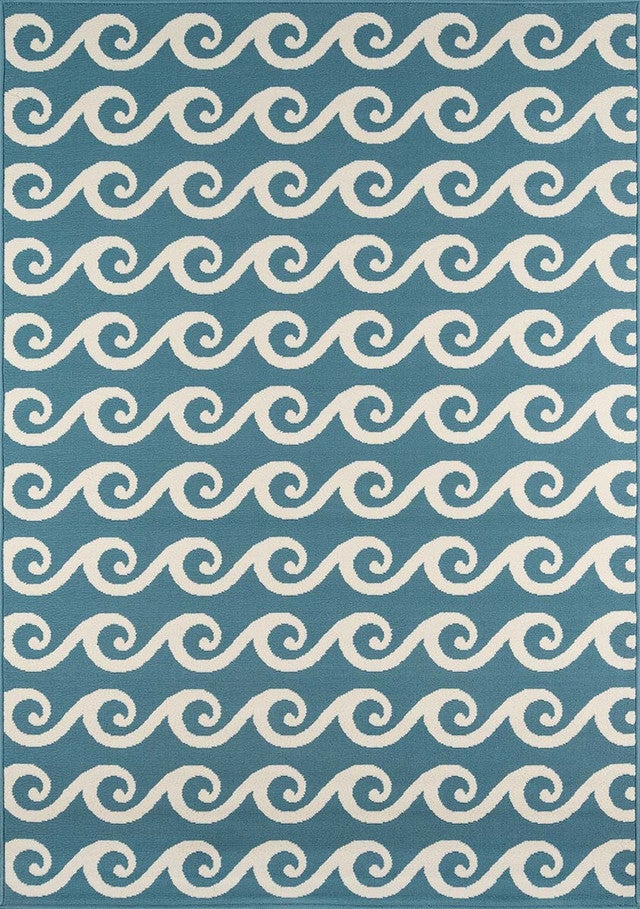 Sea Serenity Blue Indoor/Outdoor Rug Collection