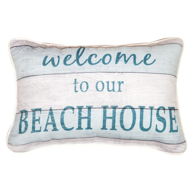 Beach House Boardwalk Pillow - OVERSTOCK
