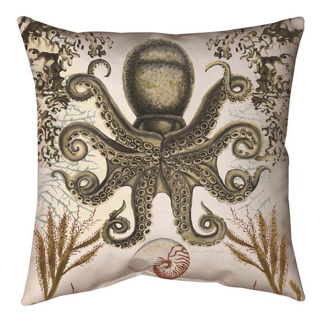 Undersea Tentacles Indoor/Outdoor Pillow