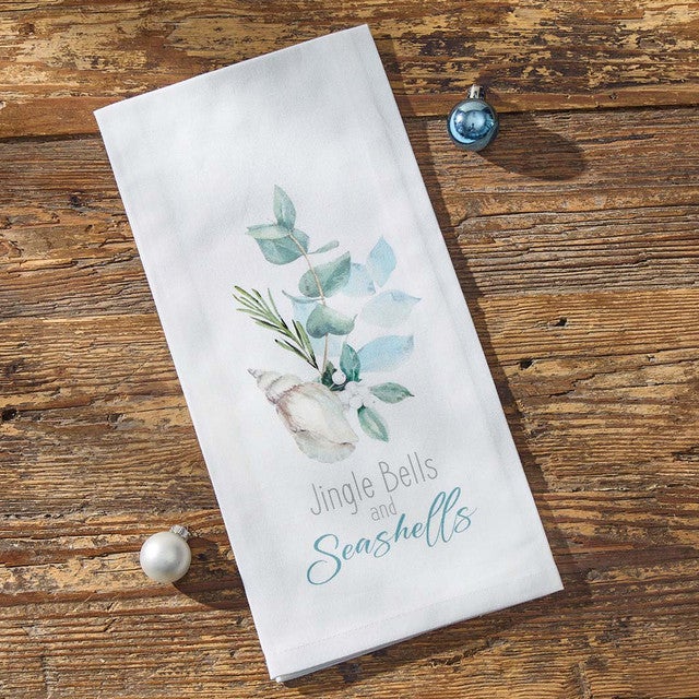 Beachcombers Festive Bells Dishtowels - Set of 4