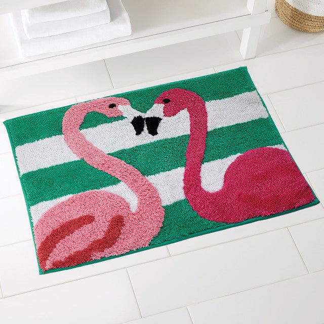 Flamingo Bay Bath Mat