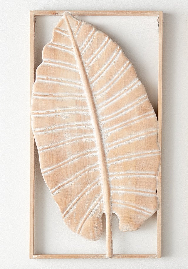 Sunbleached Palms Full Leaf Wall Hanging
