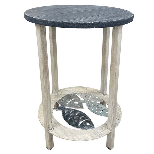 Sea Explorers Round End Table - Navy