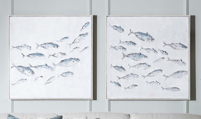 Schooling Tuna Wall Art