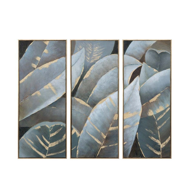 Tropical Botanic Wall Art - Set of 3