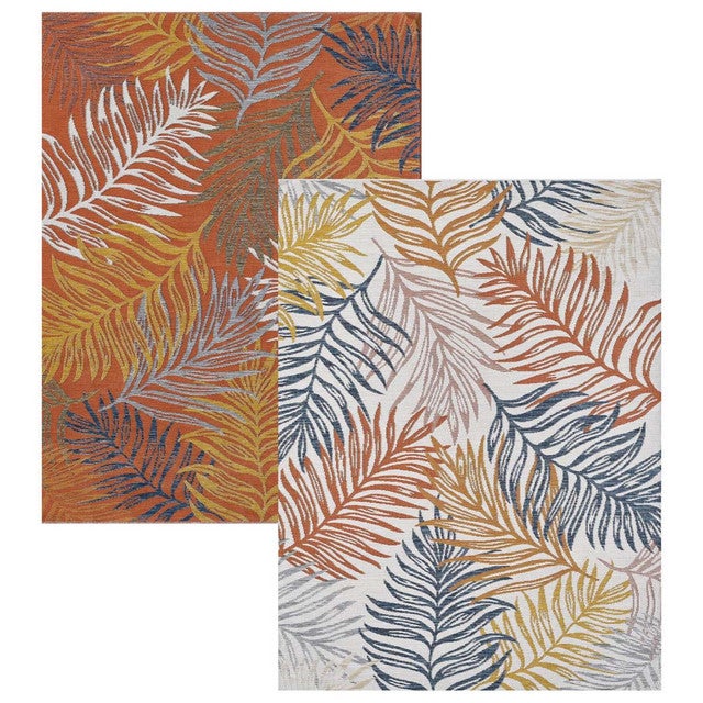 Stamped Palms Indoor/Outdoor Rug - 7 x 9