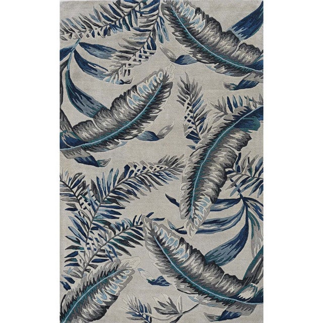 Feather Palm Rug - 3 x 4