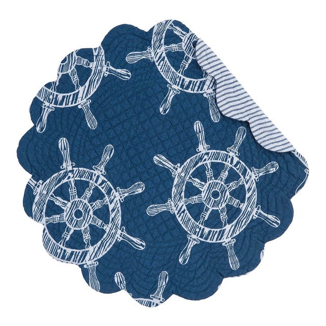 Ship's Helm Round Placemats - Set of 6