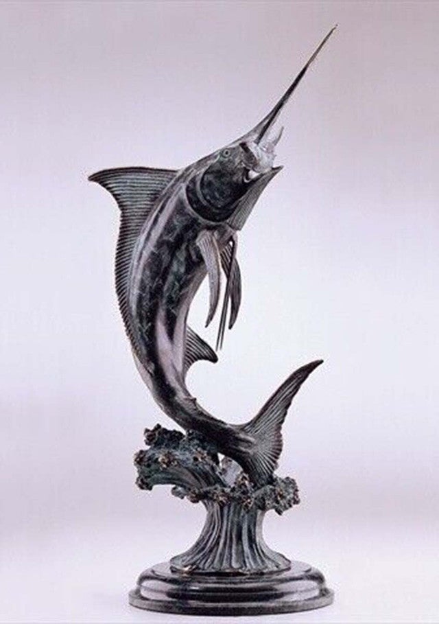 Marlin Splash Sculpture