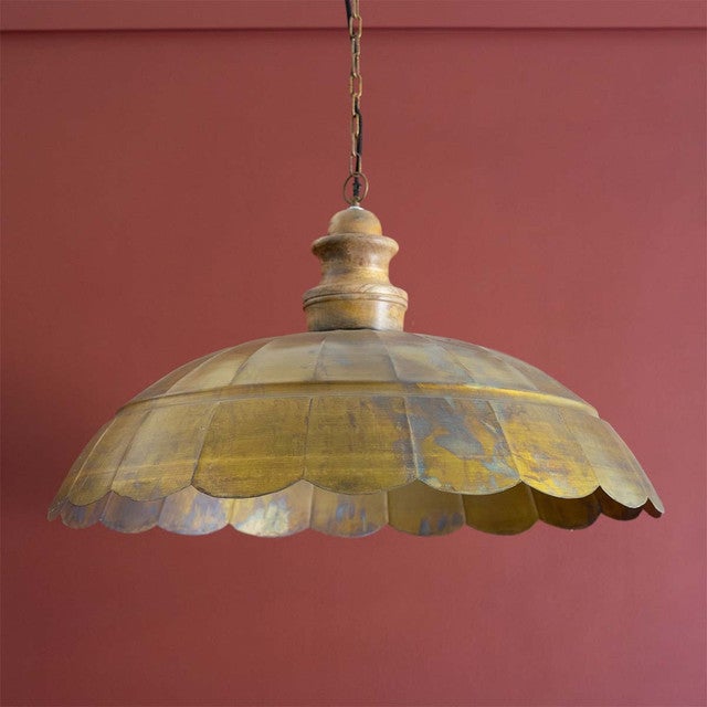 Golden Flower Pendant Light - 31 Inch