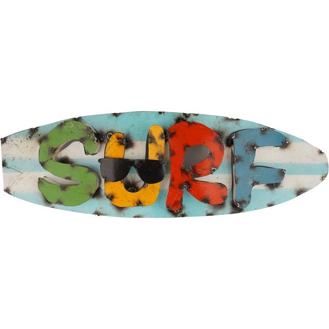 Surf Colors Handmade Metal Sign