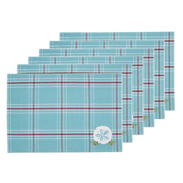 Seaside Holly Placemats - Set of 6